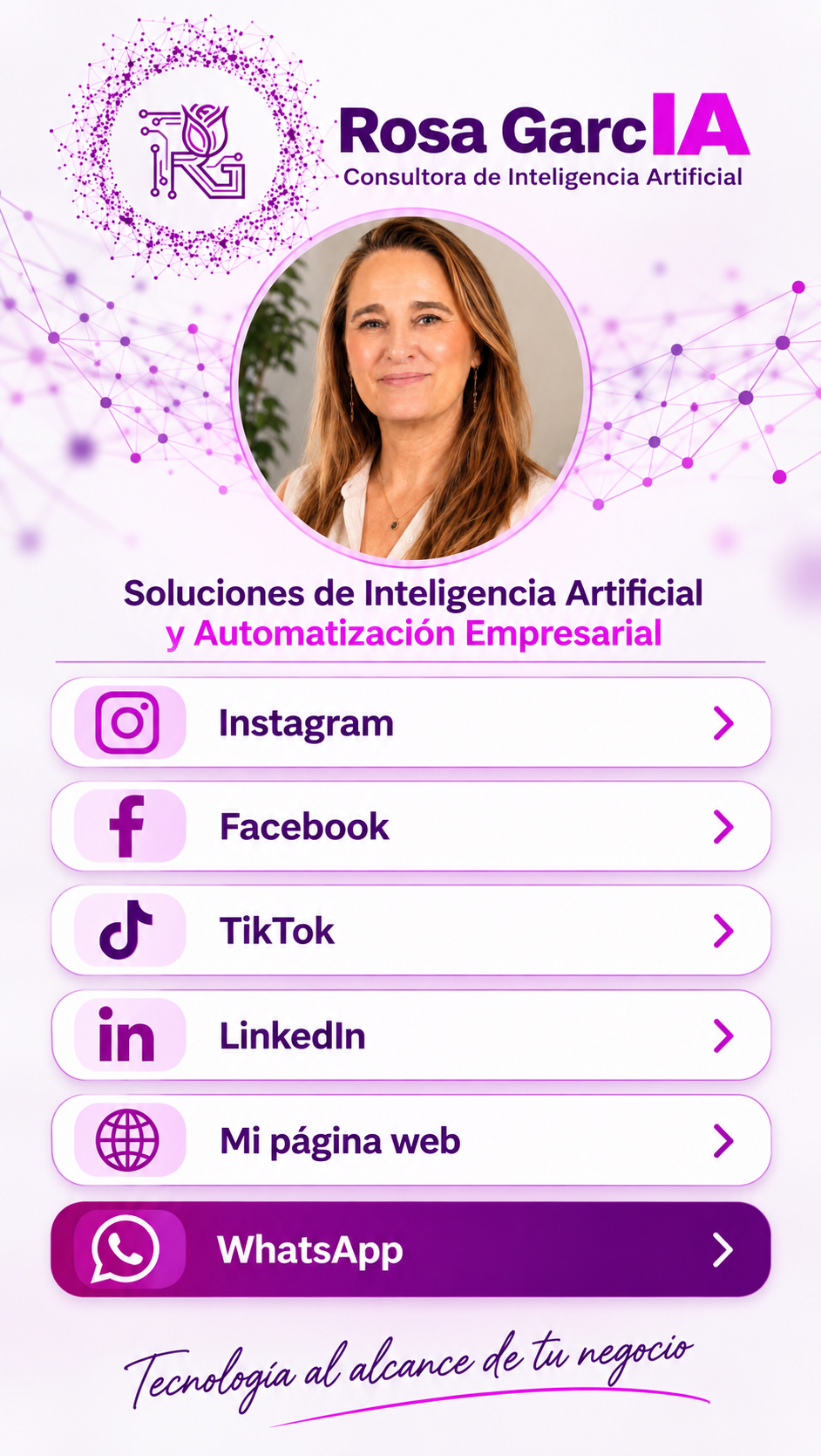 Rosa GarcIA, consultora de inteligencia artificial